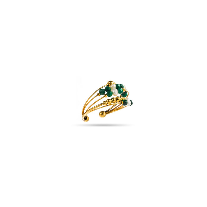 Bague Lucile - Verte