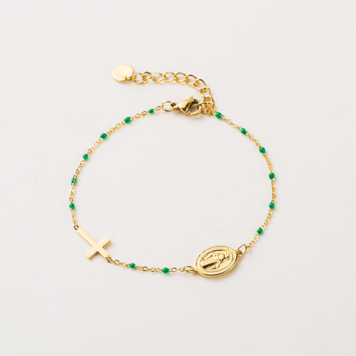 Bracelet Madone - Vert