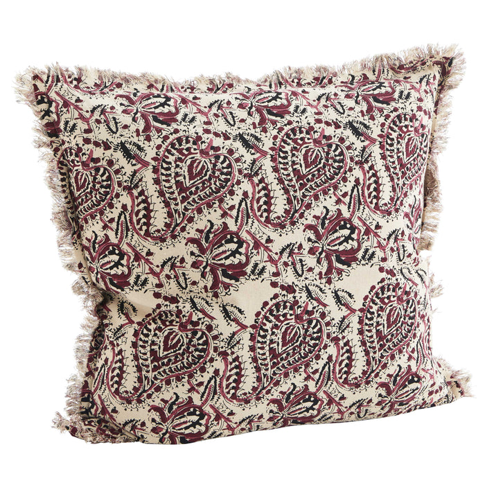 Housse de coussin - Motifs cachemire roses